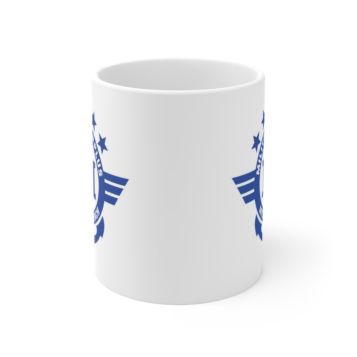 Military Trench Logo Mug — 11oz Ceramic Coffee Cup