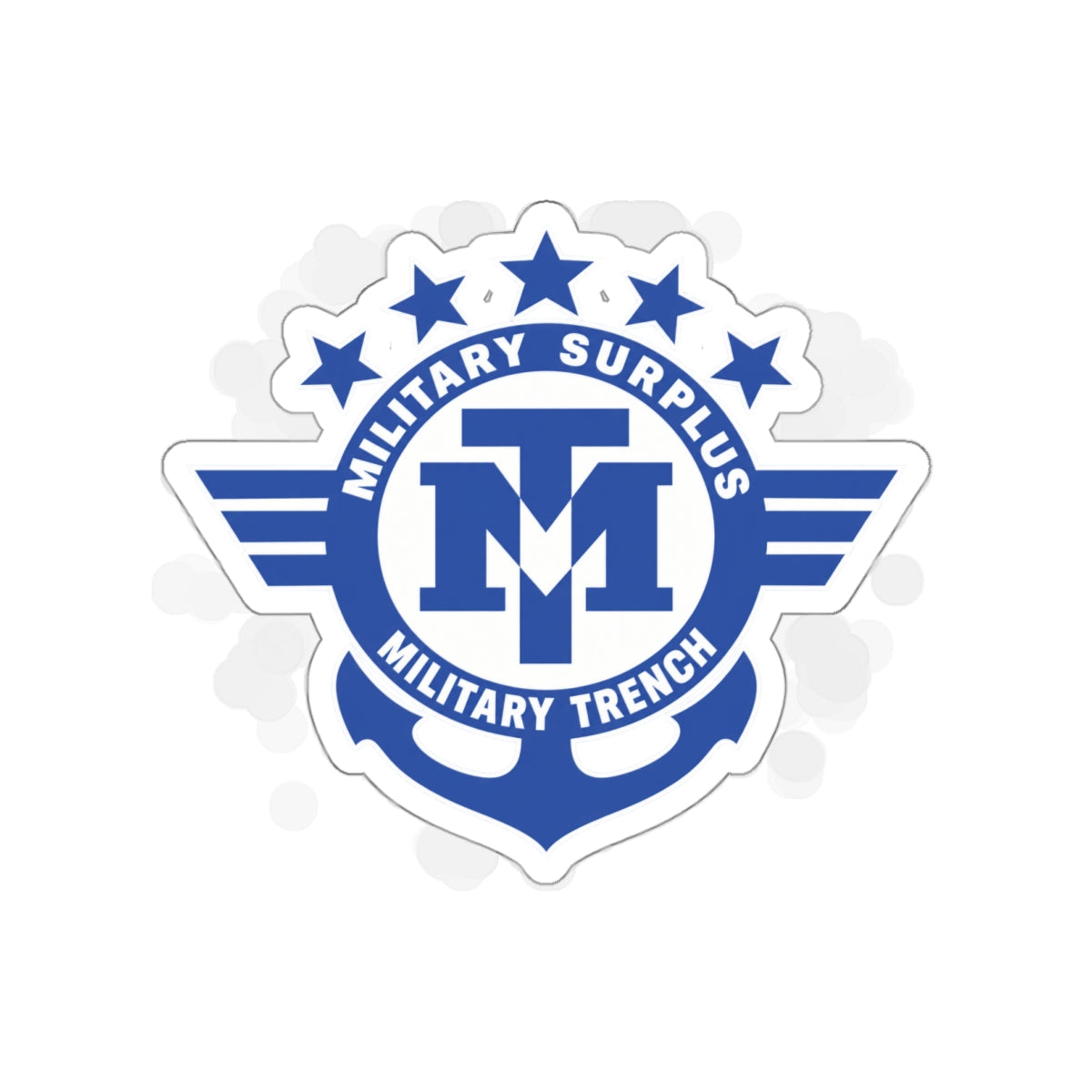 Military Trench Logo Die-Cut Sticker