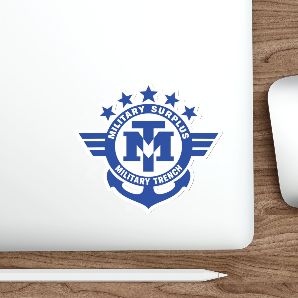 Military Trench Logo Die-Cut Sticker