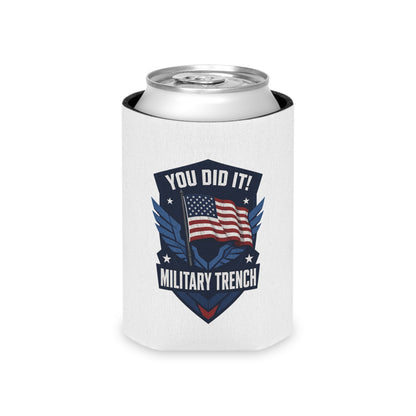 You Did It! Military Trench Flag Can Cooler