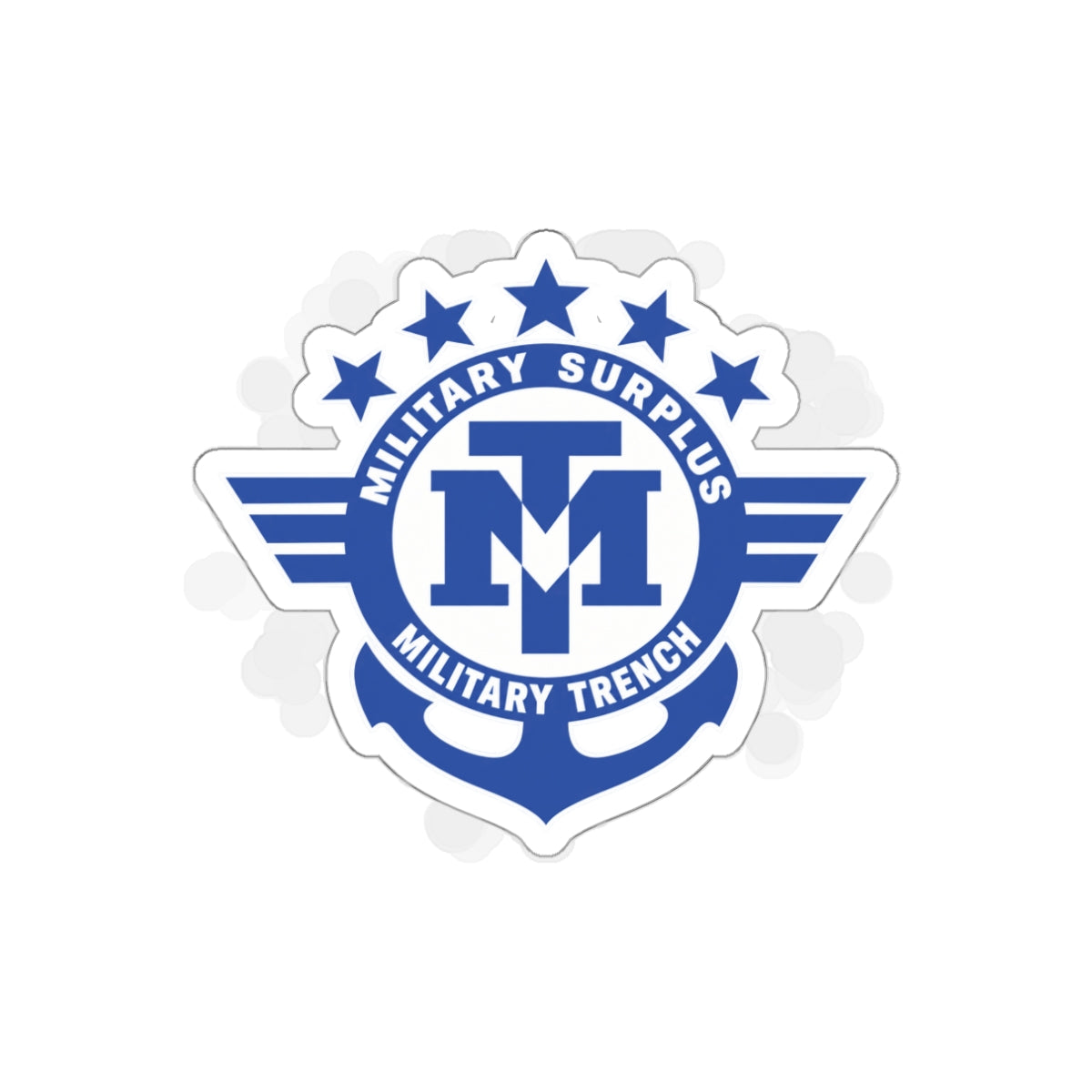 Military Trench Logo Die-Cut Sticker