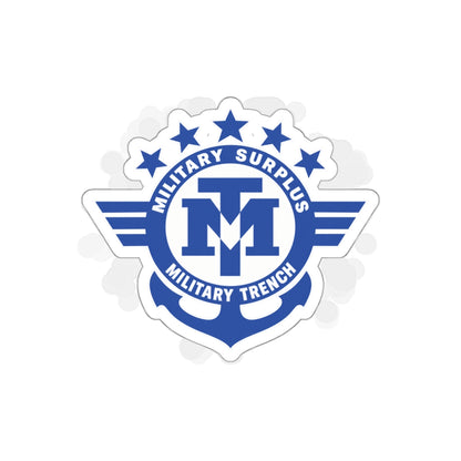 Military Trench Logo Die-Cut Sticker