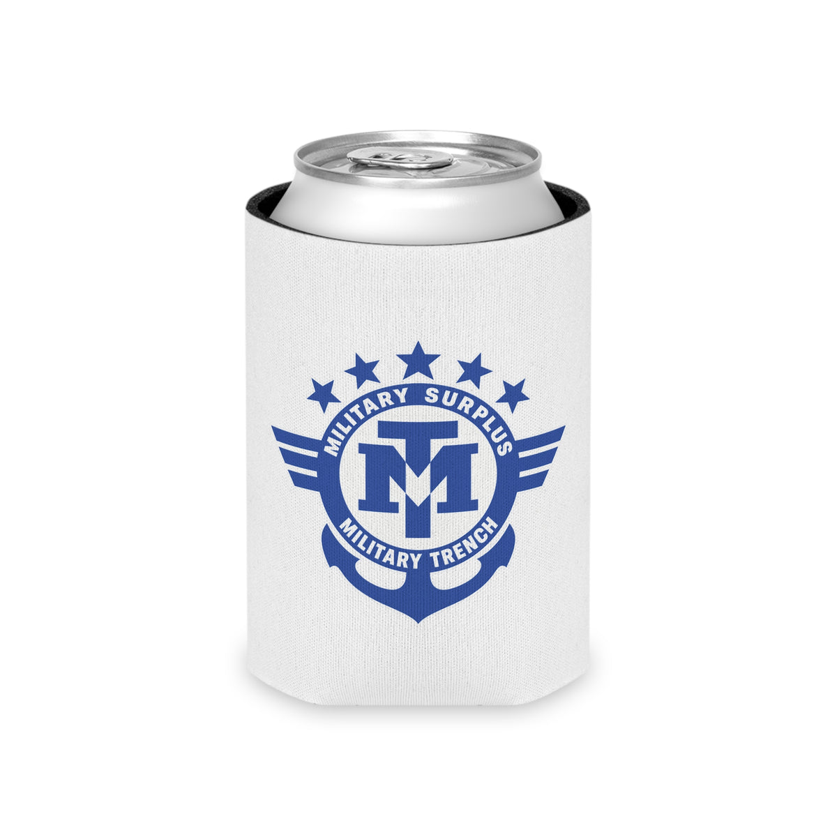 Military Trench Logo Can Cooler Coozie