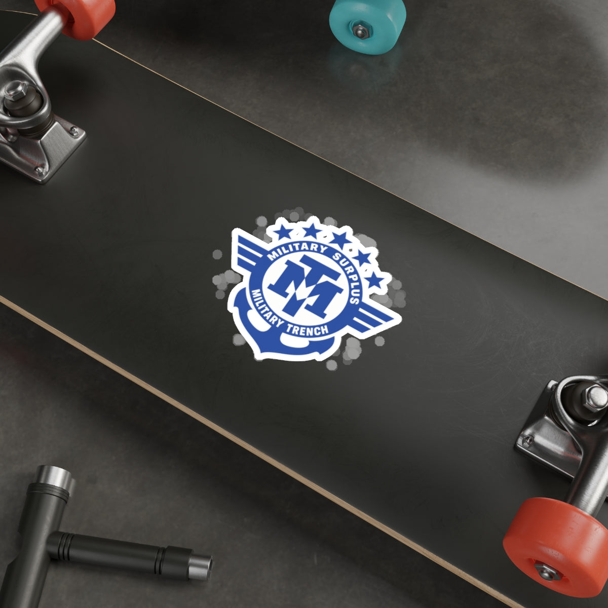 Military Trench Logo Die-Cut Sticker