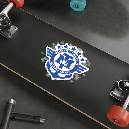 Military Trench Logo Die-Cut Sticker