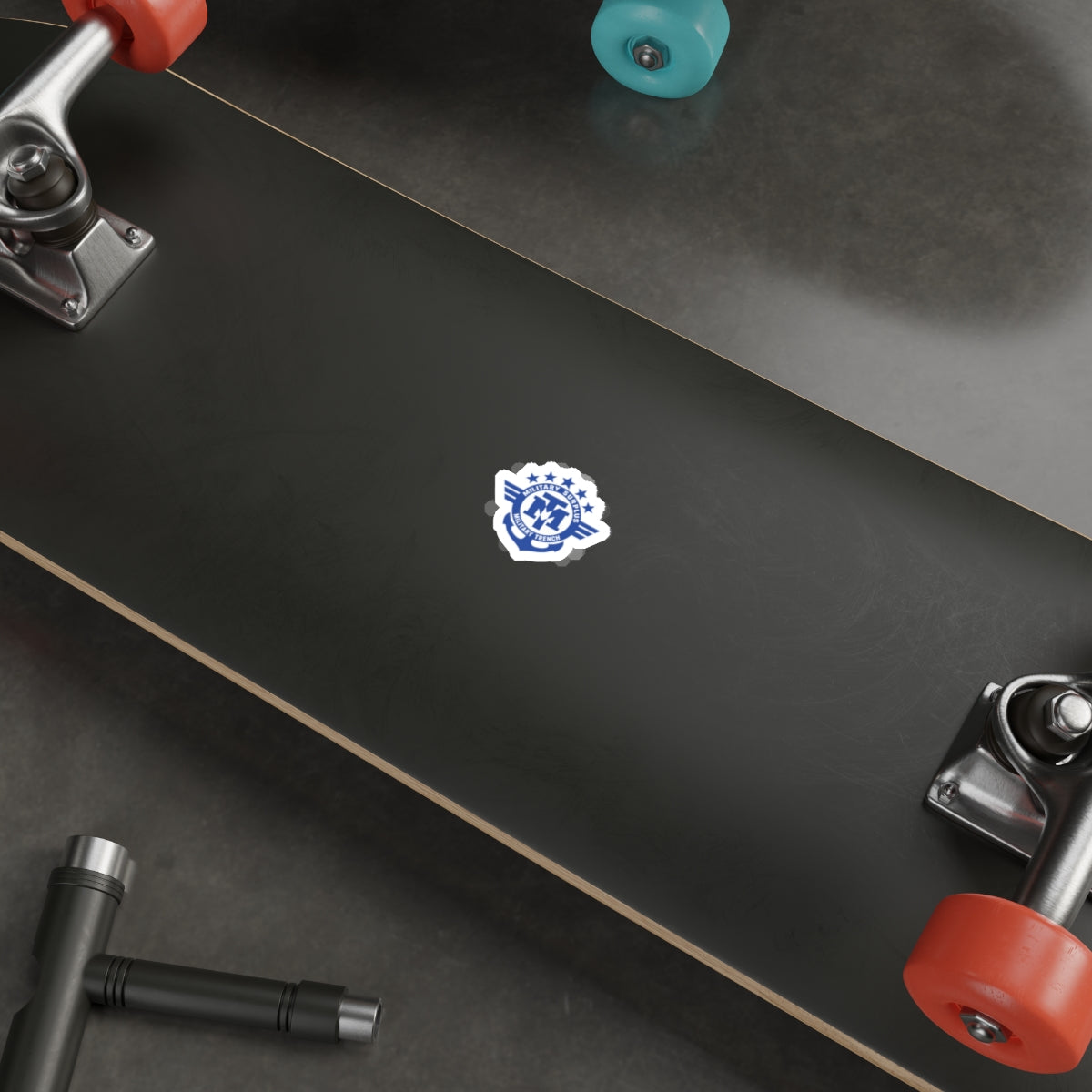 Military Trench Logo Die-Cut Sticker