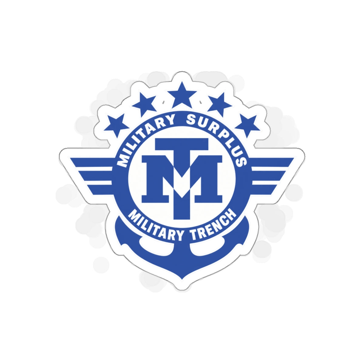 Military Trench Logo Die-Cut Sticker