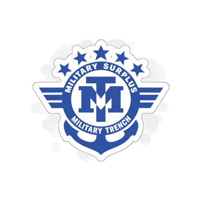 Military Trench Logo Die-Cut Sticker
