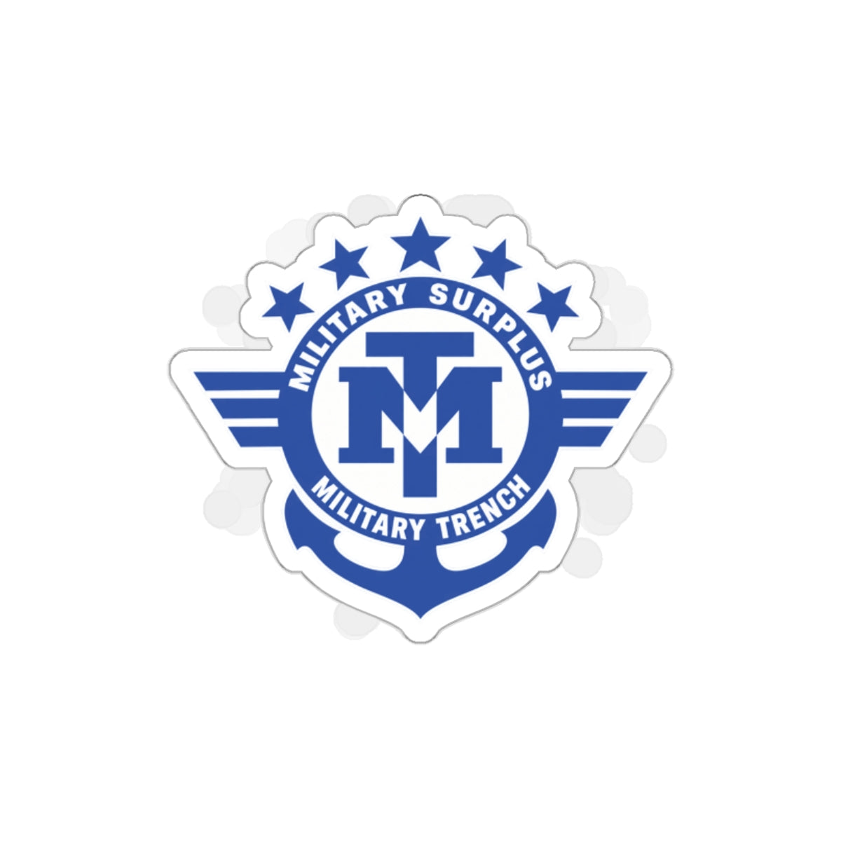Military Trench Logo Die-Cut Sticker