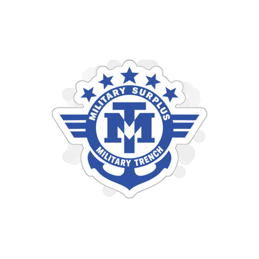Military Trench Logo Die-Cut Sticker